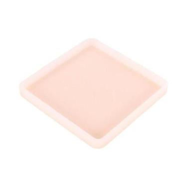 Imagem de Molde De Silicone DIY Para Porta-Copos De Resina: Redondo, Quadrado, R