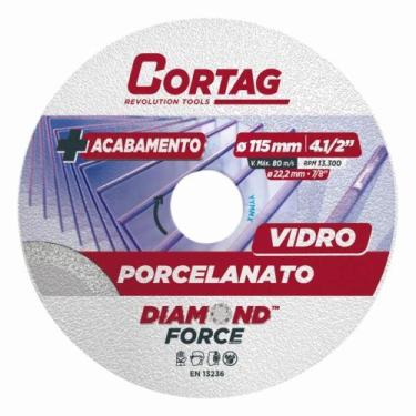 Imagem de Disco De Corte Diamantado Cortag Vidro E Porcelanato 115.mm
