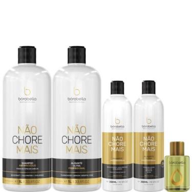 Imagem de Borabella Kit Não Chore 2x1L + Kit 2x350ml + Argan 7ml