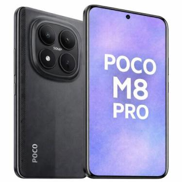 Imagem de Smartphone Celular Xiaomi POCO M8 Pro 5G 256GB, 8GB RAM, Dual SIM, Câm