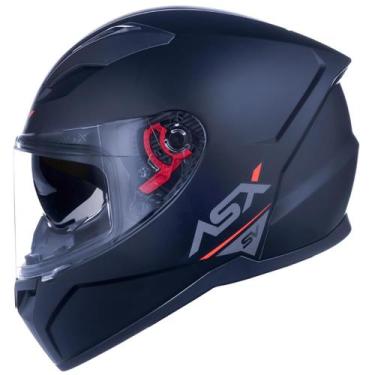Imagem de Capacete Masculino Feminino Asx City SV Preto Fosco Oculos, Preto Fosc