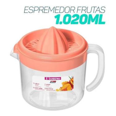 Imagem de Espremedor De Laranja Manual De Frutas - Plástico 1,02L Ergonômico - S