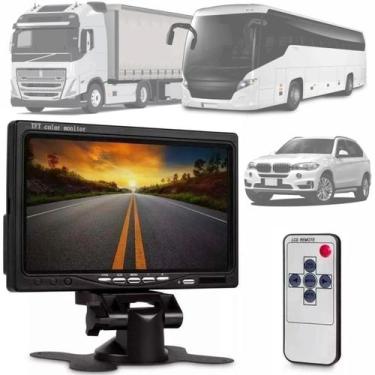 Imagem de Monitor Veicular Rs737br Pro 7 Pol 12v 24v Caminhão Carro - Roadstar