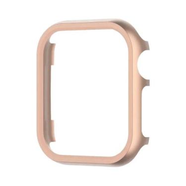 Imagem de Capa Protetora De Alumínio Dourado Para Apple Watch SE Série 10 9 8 7 