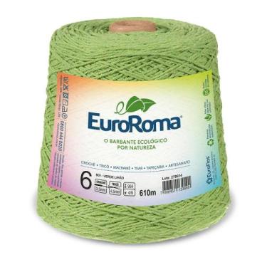 Imagem de Barbante Colorido nº6 c/ 600g EuroRoma - Verde Limão - Eurofios