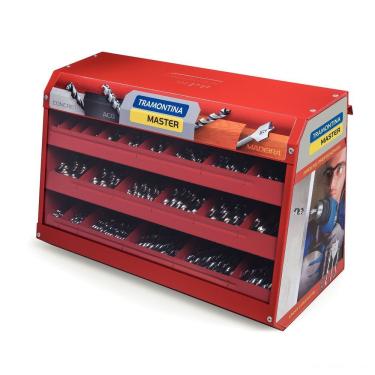 Imagem de Display com Brocas Modelo 230 Peças para Perfuração em Aço e Concreto com Alta Resistên...
