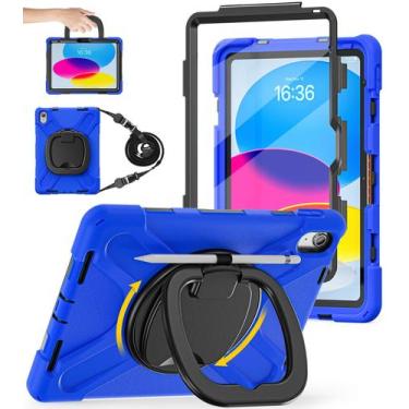 Imagem de Capa BATYUE para iPad A16 11ª e 10ª geração 11"/10,9" azul
