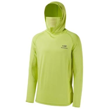 Imagem de Camisa de Pesca BASSDASH UPF 50+ com Capuz, Manga Longa e Máscara Inte