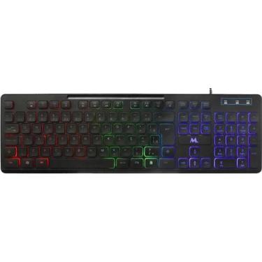 Imagem de Teclado Mtek KB-7269LR com Cabo - Preto RGB (Portugues)