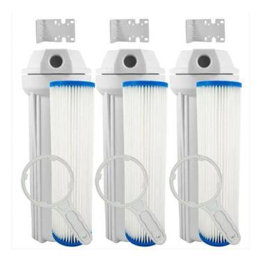 Imagem de Filtro Água Poço Caipira Nascente Cisterna 1800 L/h 3 Etapas - Royal B