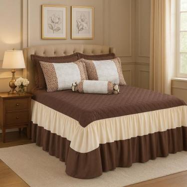 Imagem de Colcha Mariah Casal Super King Box medida da cama 2,00 por 2,02 resist
