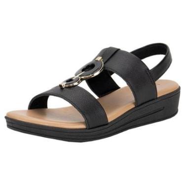 Imagem de Sandália Feminina Anabela Usaflex Mm0705-Feminino