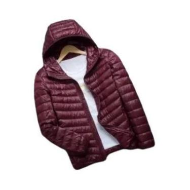 Imagem de Jaqueta Masculina Slim Fit Com Capuz, Super Leve E Quente, Casaco De M