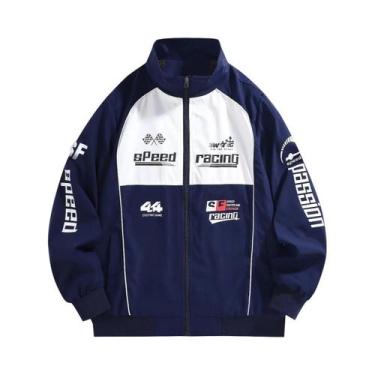 Imagem de Jaqueta Bomber Casual Masculina Com Manga Longa, Abertura Com Zíper, G