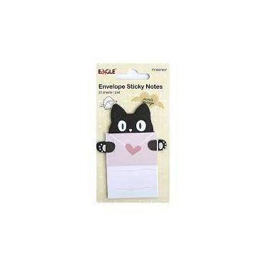 Imagem de Bloquinho de Anotações Sticky Notes Envelope de Gato - Eagle