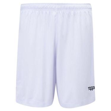 Imagem de Calção Topper Fut Classic, Branco, GG, Homem