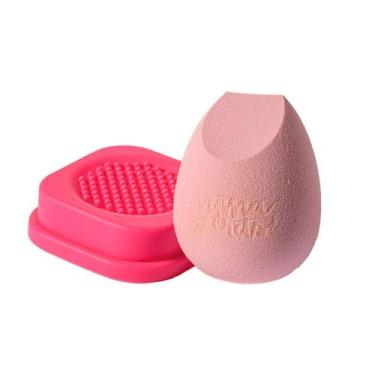 Imagem de Esponja de Maquiagem Eudora Niina Secrets Perfect Blend Rosa