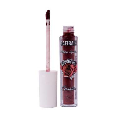 Imagem de Batom Líquido 4ml Nº 04 Cornalina Coleção Red Roses Safira - SAFIRA CO