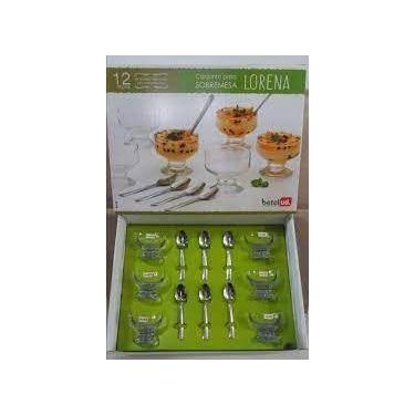 Imagem de Cj de sobremesa 12 pcs lorena-betel