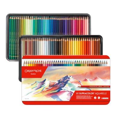 Imagem de Lápis de Cor Aquarelável Supracolor Caran D'Ache 80 Cores - CARAN DACH