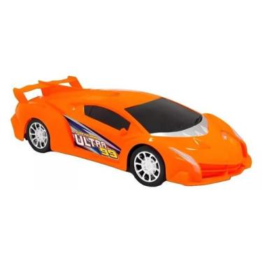 Imagem de Carrinho de Controle Remoto Ultra Carros Laranja Polibrinq  - CAR2250