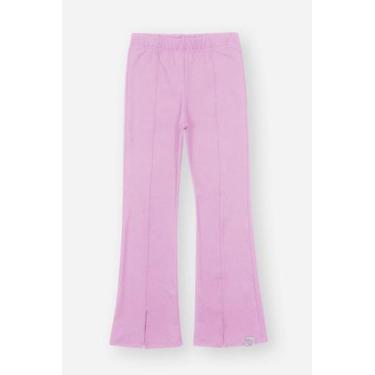 Imagem de Calça Flare Infantil Menina Lilás Mundo Cinti, Lilás, 3