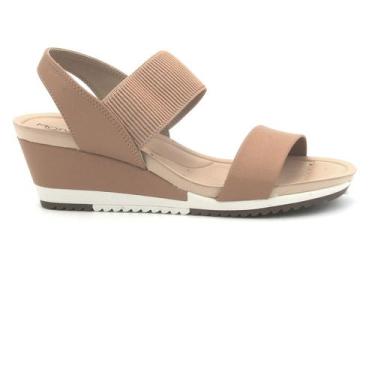 Imagem de Sandalia Modare 7123.107 Anabela Plataforma Conforto casual Feminino, 