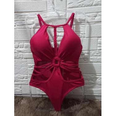 Imagem de Body maiô diva trança - Marca , Rosa pink