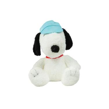 Imagem de PELÚCIA SNOOPY SENTADO SUMMER TRAVEL COLLECTION 35cm. MINISO