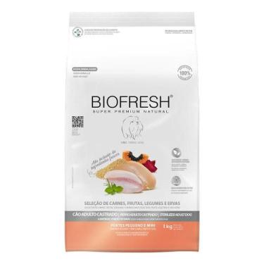 Imagem de Ração Biofresh Cão Castrado Pequeno/Mini Mix De Carnes 1Kg