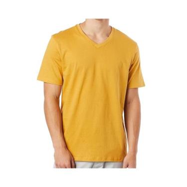 Imagem de Camiseta Hering Masculina Meia Manga N2k5 Amarelo, P, Amarelo