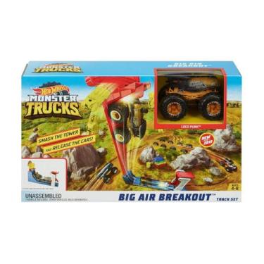 Imagem de Pista Hot Wheels Monster Truck Big Air Breakout Mattel