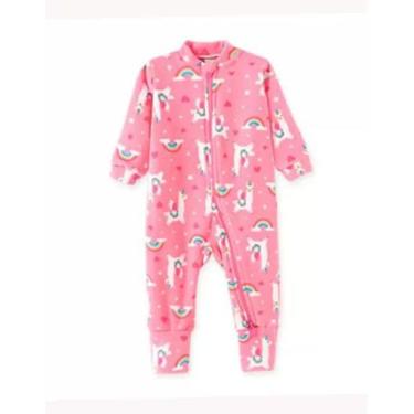 Imagem de Macacão Infantil Roupa Bebê Infantil Macaquinho Pijama Longo Comprido 