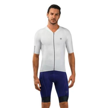 Imagem de Camisa ciclismo masculina Free Force Training White slim fit, Branco, 