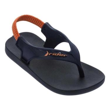 Imagem de Chinelo Rider Street Baby com elástico infantil menino 11645 azul mari
