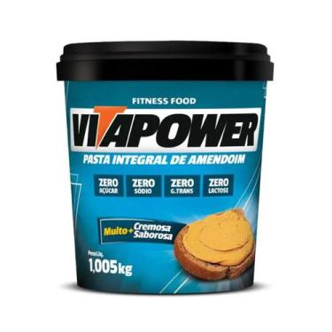 Imagem de Pasta de Amendoim Integral Vitapower Vitafor 1,005Kg Sabor Cremosa