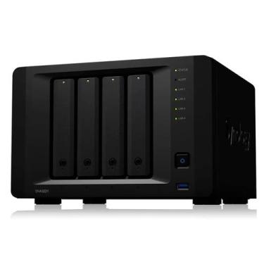 Imagem de Servidor NAS Synology Deep Learning NVR DVA3221 DDR4 Intel Atom C3538 
