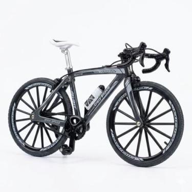 Imagem de Mini Bike Speed Infantil Corrida Crazy Bicycle 1:18 - Dexin, Preto