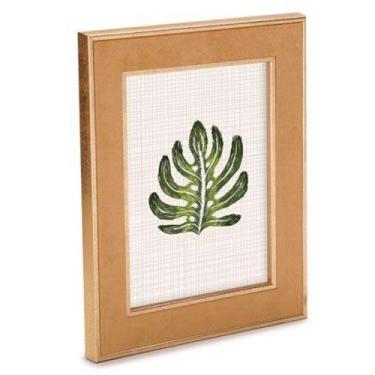 Imagem de Porta retrato em MDF borda veludo bege 10x15 cm - MART