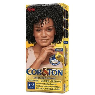 Imagem de Tinta de Cabelo Permanente Cor&Ton Niely - Preto 2.0
