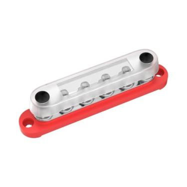Imagem de Bloco De Distribuição De Energia 12V 250A Com 6 Terminais De 5/16 Polo