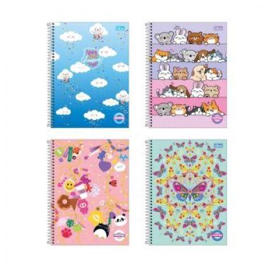 Imagem de Caderno espiral capa dura universitário 15x1 240 folhas Pepper Feminin
