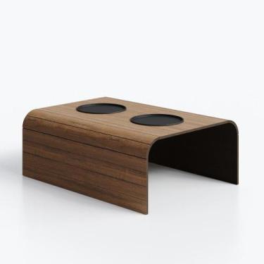 Imagem de Esteira Suporte Porta Controle e Copos Para Sofá - oem, Esteira Simple