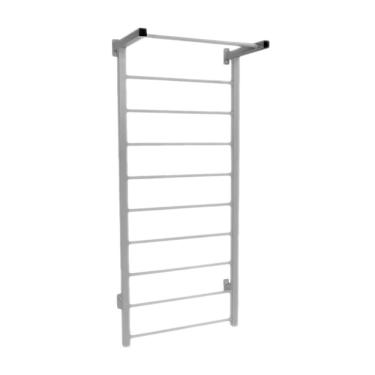 Imagem de Suporte Espaldar Barra Fixa SEBFA Alongamento com Exercitadores Elásticos 80CM 200CM Anilhas Fitness