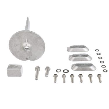Imagem de Quicksilver Kit de ânodo de alumínio 8M6007993 para motores de popa Yamaha 4T 40-60 Hp
