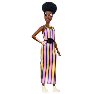 Barbie Fashionista com cabelo cacheado