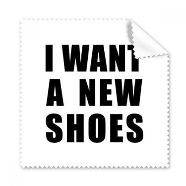 Imagem de I Want A New Shoes Pano de limpeza de óculos de limpeza para tela de telefone, 5 peças