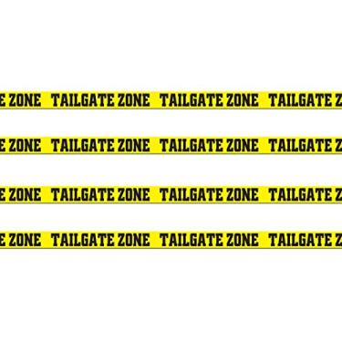 Imagem de Beistle Fita de festa Tailgate Zone 4 peças, 7,6 cm x 20', amarelo/preto