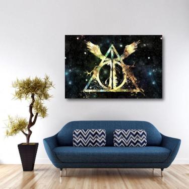 Imagem de Quadro decorativo Harry Potter com Tela em Tecido 1