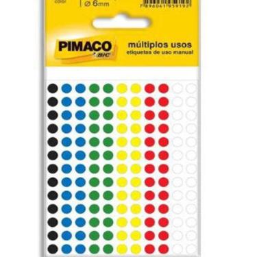 Imagem de Etiqueta Pimaco Para Identificação Colorida Tp-6